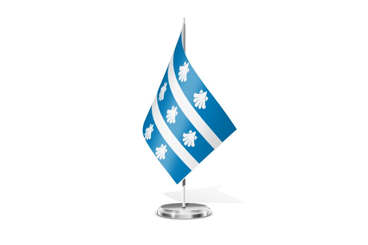Bandera de mesa de Padrenda