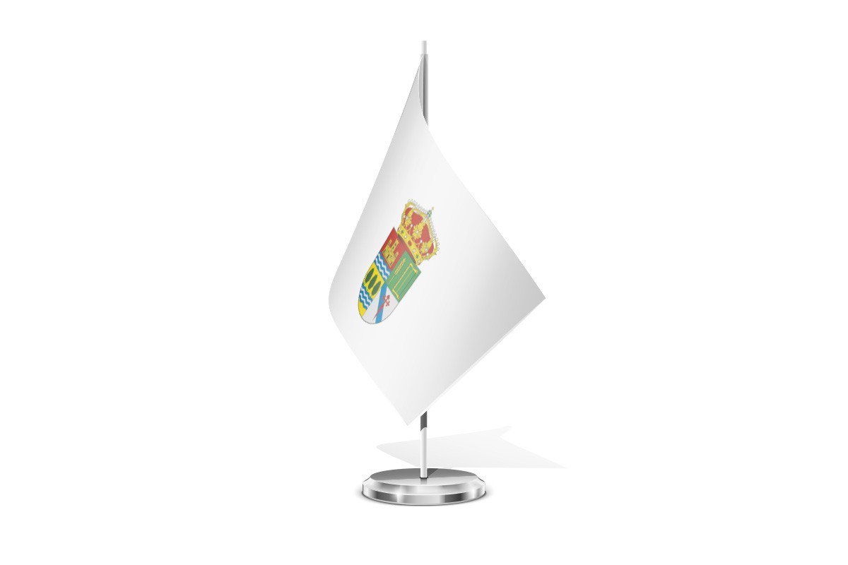 Bandera de mesa de Palas de Rei
