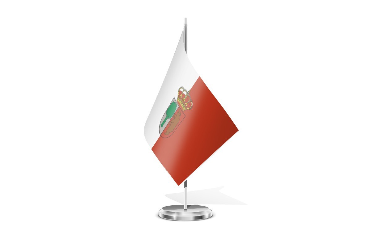 Bandera de mesa de Pesaguero