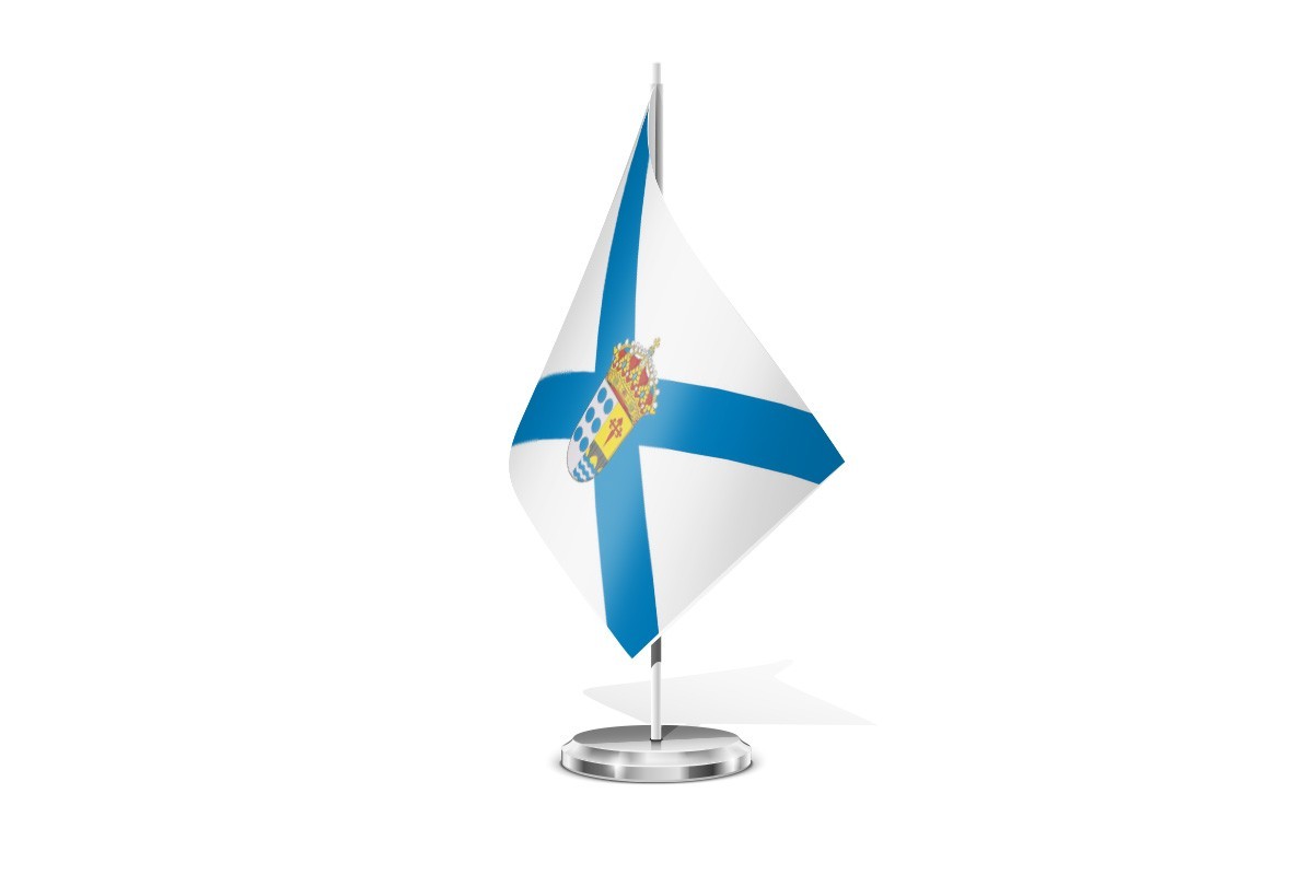 Bandera de mesa de Petín