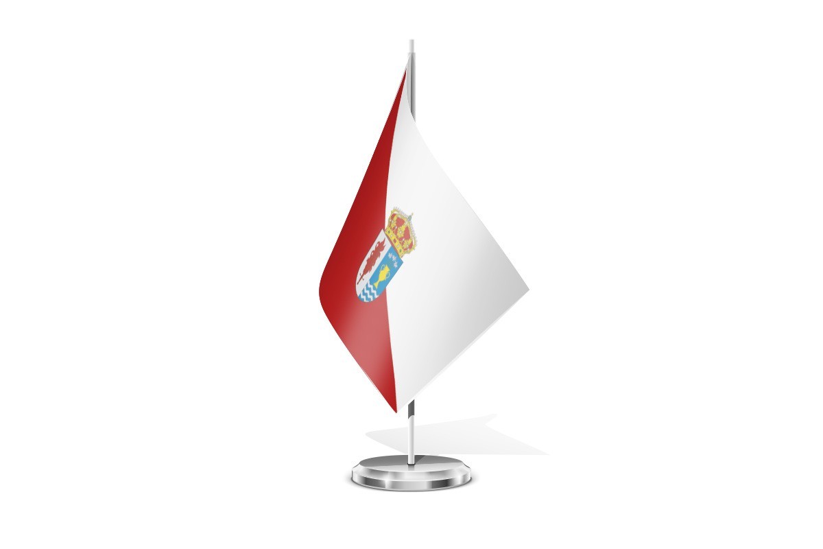 Bandera de mesa de Pinilla del Valle