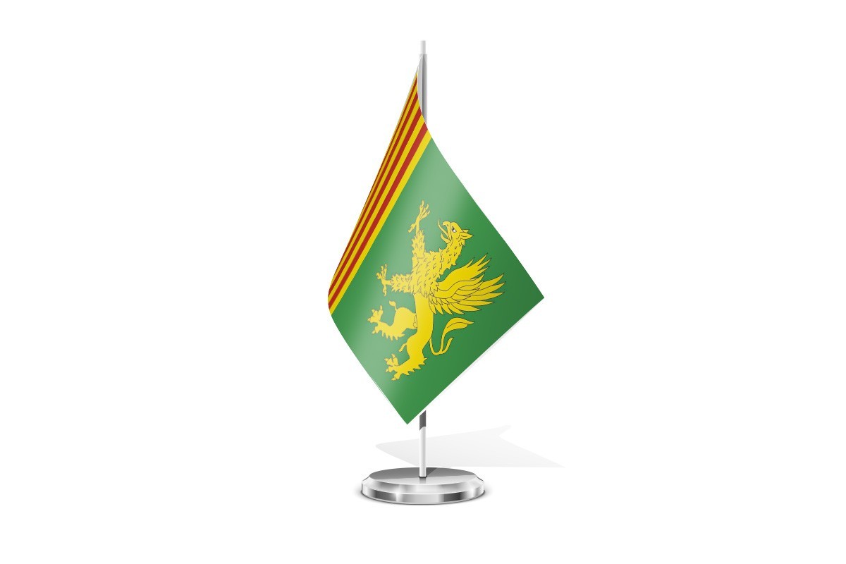 Bandera de mesa de Pobla