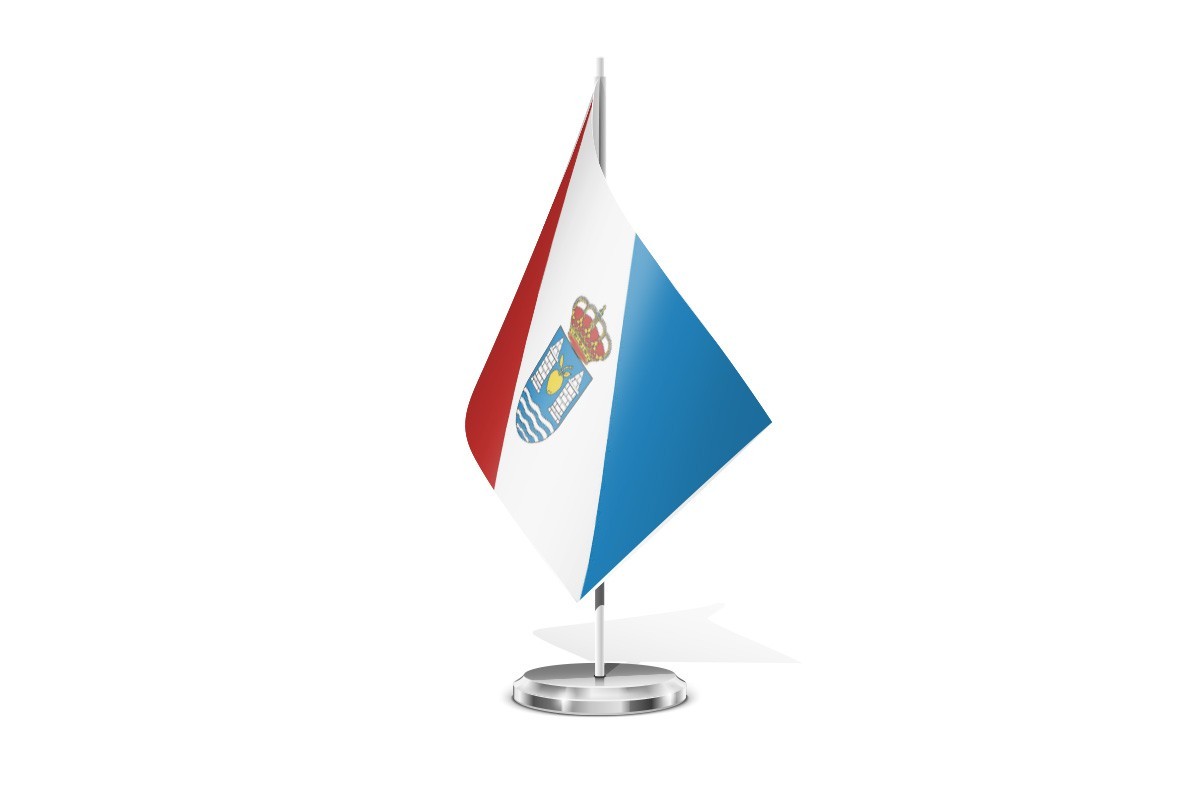 Bandera de mesa de Polanco