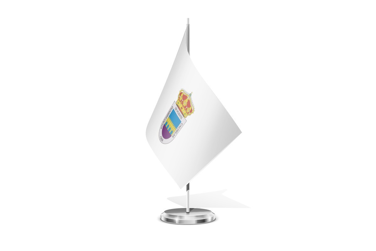 Bandera de mesa de Ponte Caldelas