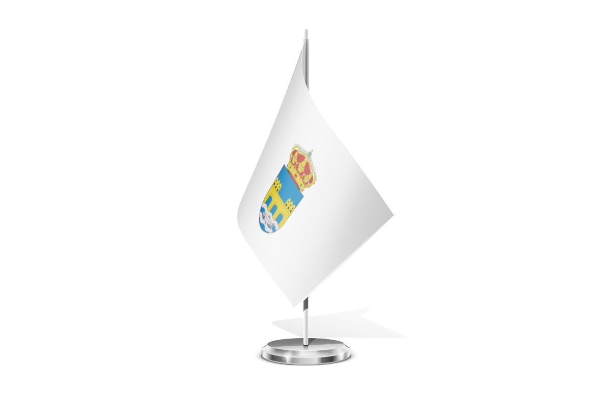 Bandera de mesa de Pontenova