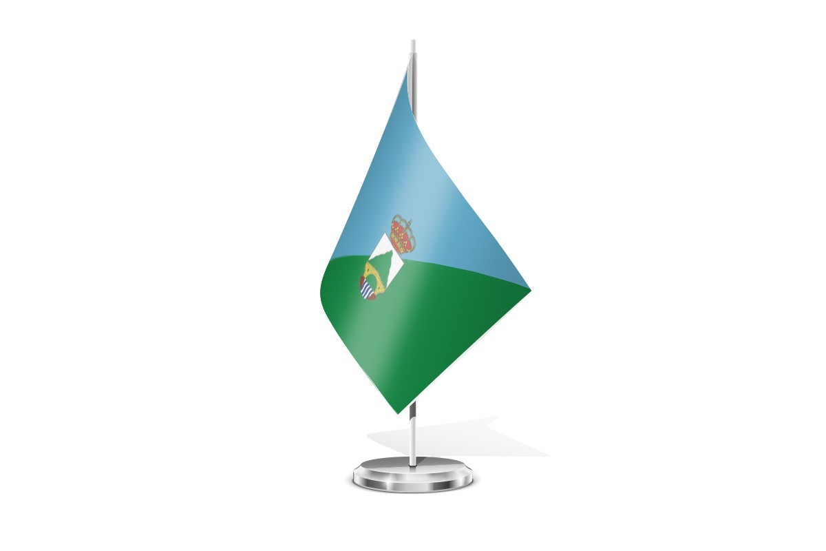 Bandera de mesa de Puente Viesgo