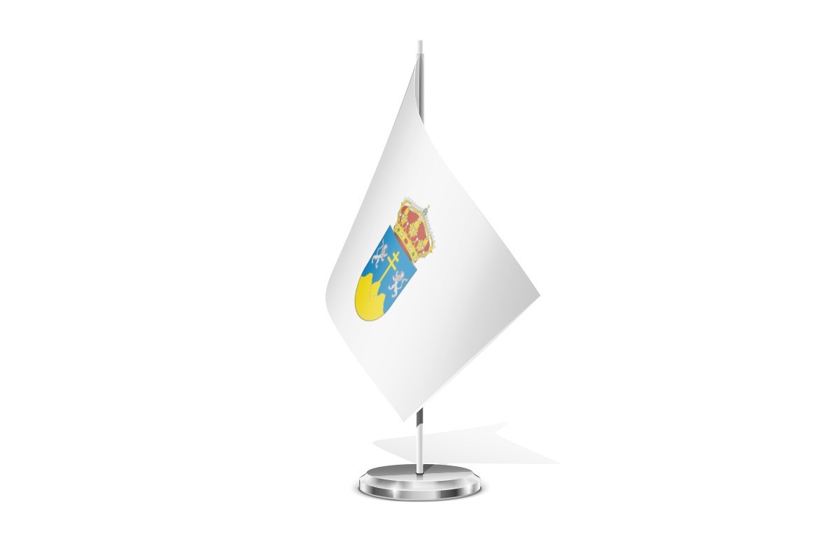 Bandera de mesa de Quintela de Leirado
