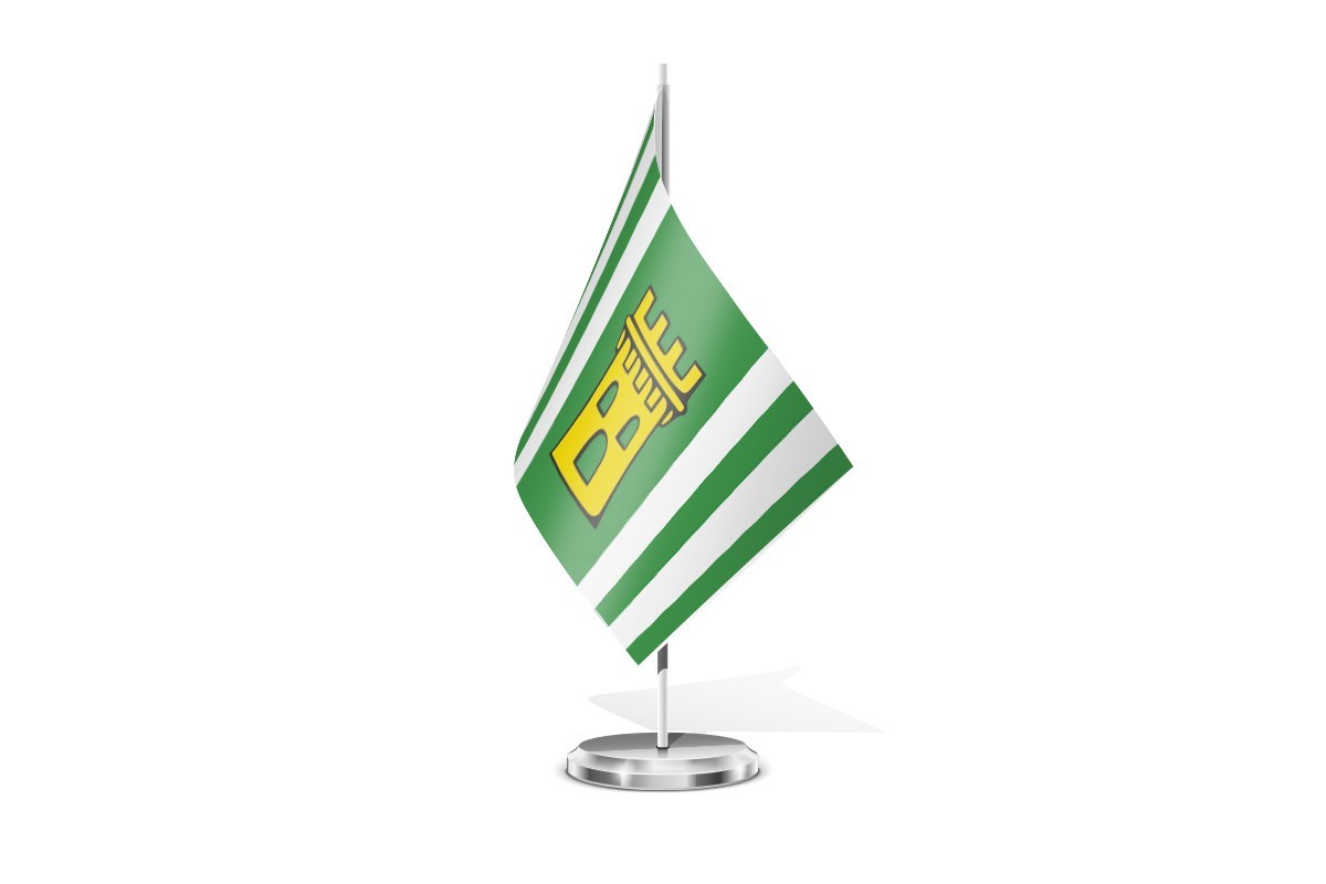 Bandera de mesa de Quiroga