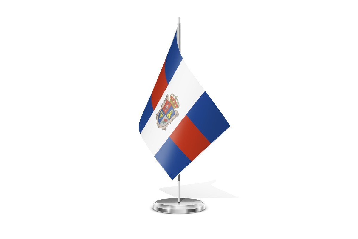 Bandera de mesa de Reinosa