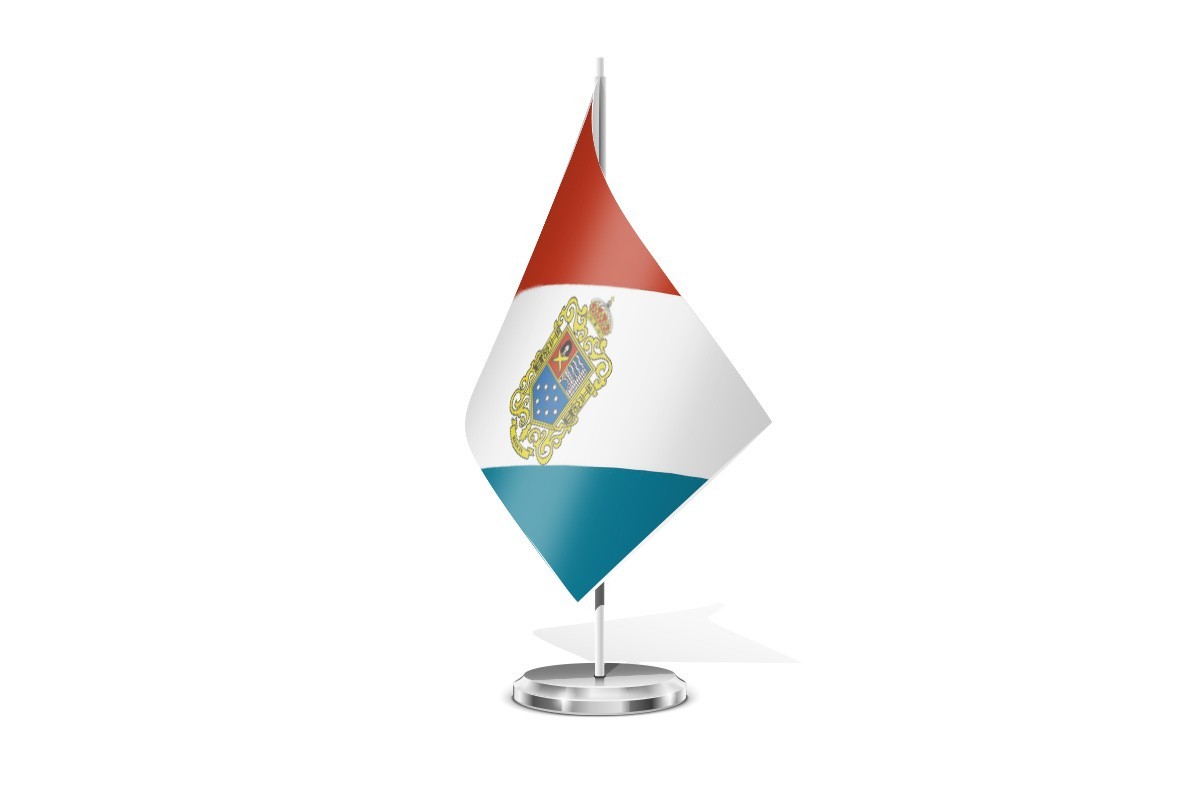 Bandera de mesa de Reocín