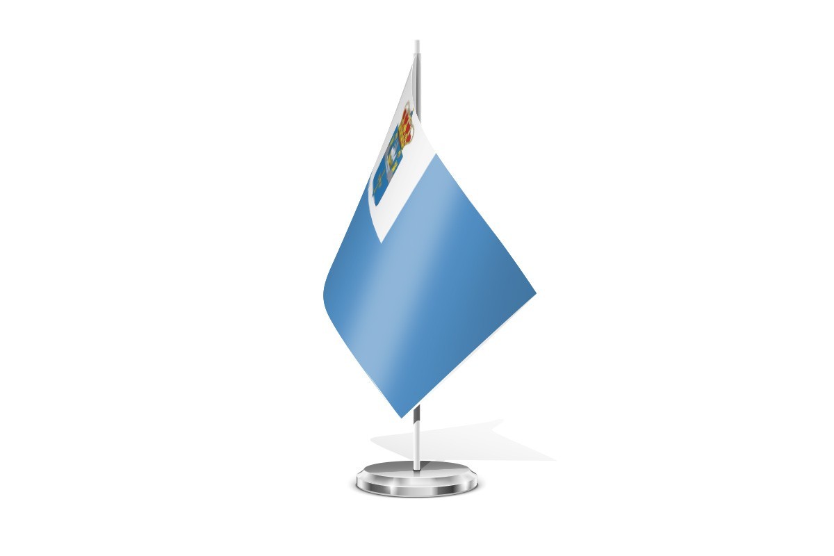Bandera de mesa de Ribadedeva