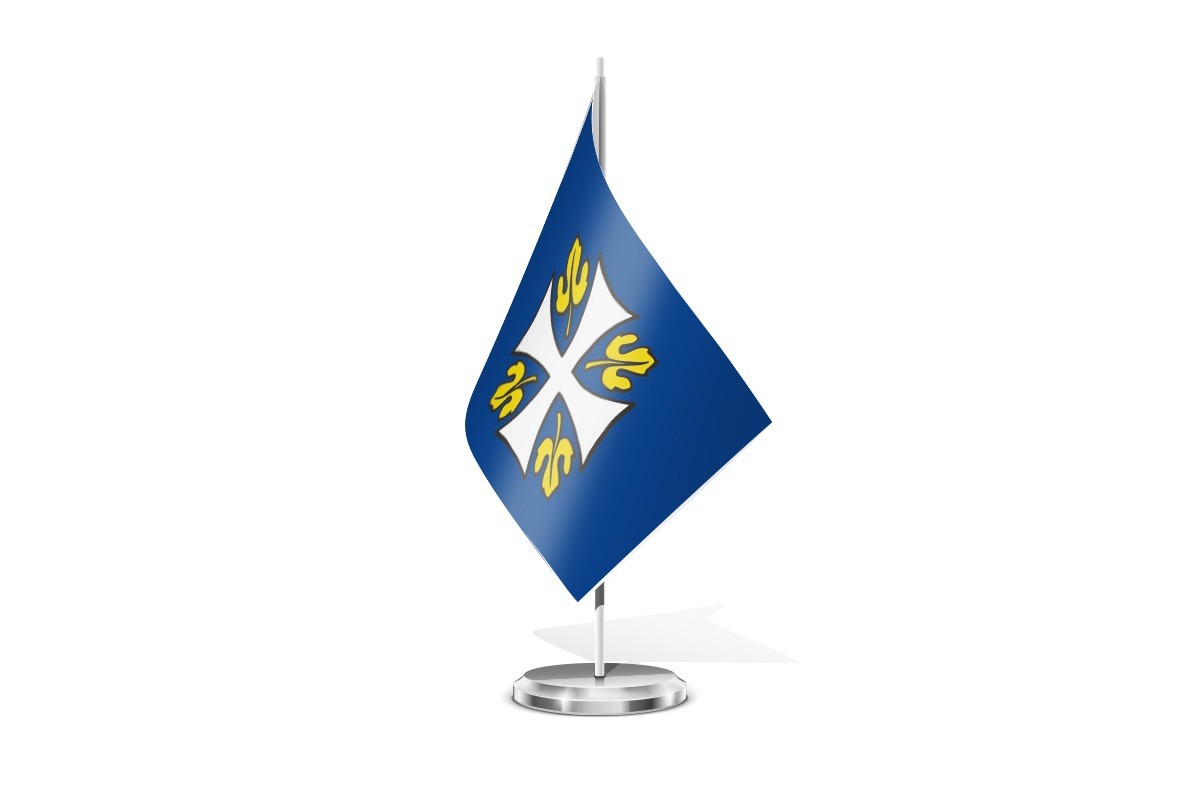 Bandera de mesa de Ribas de Sil