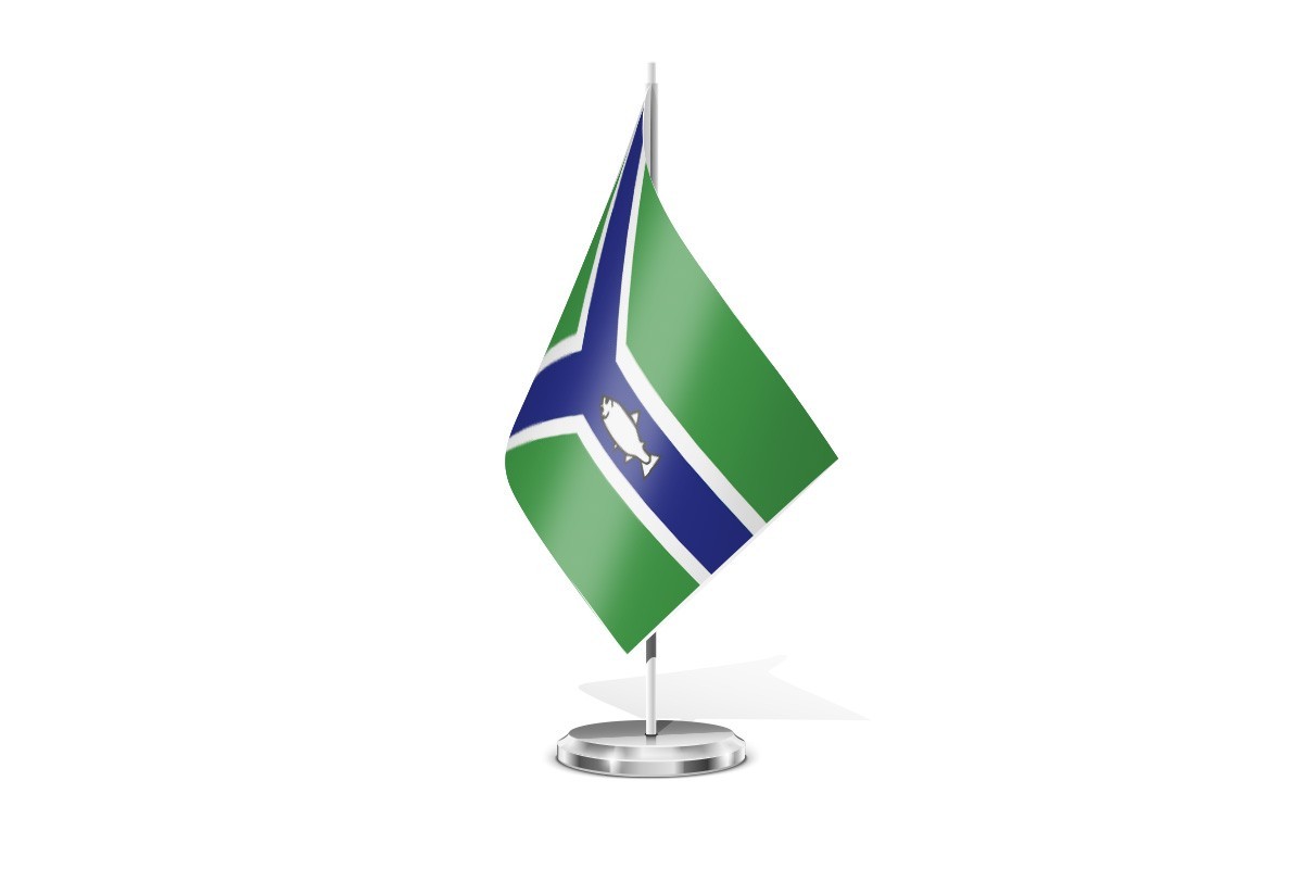 Bandera de mesa de Ribera de Arriba