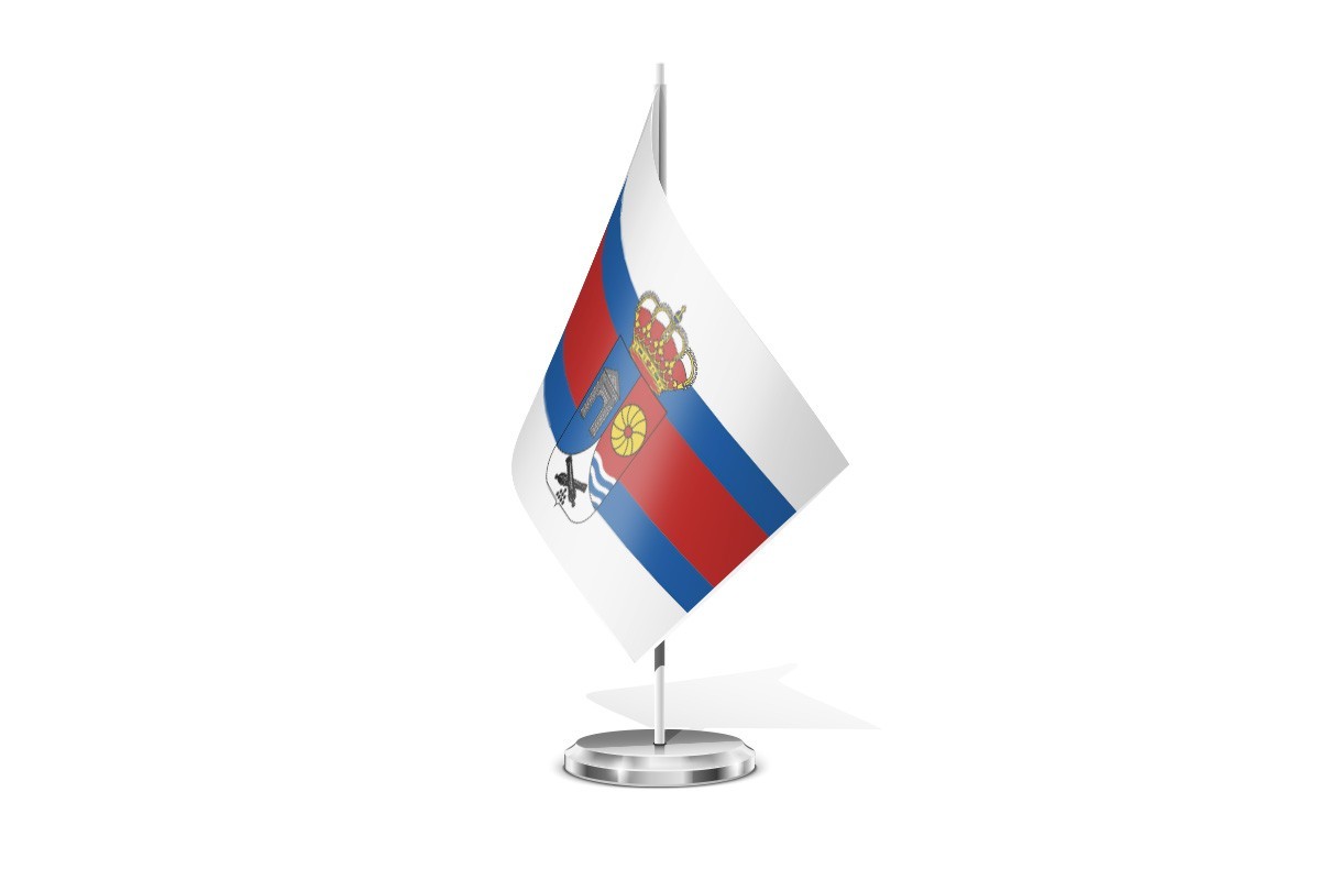 Bandera de mesa de Riotuerto