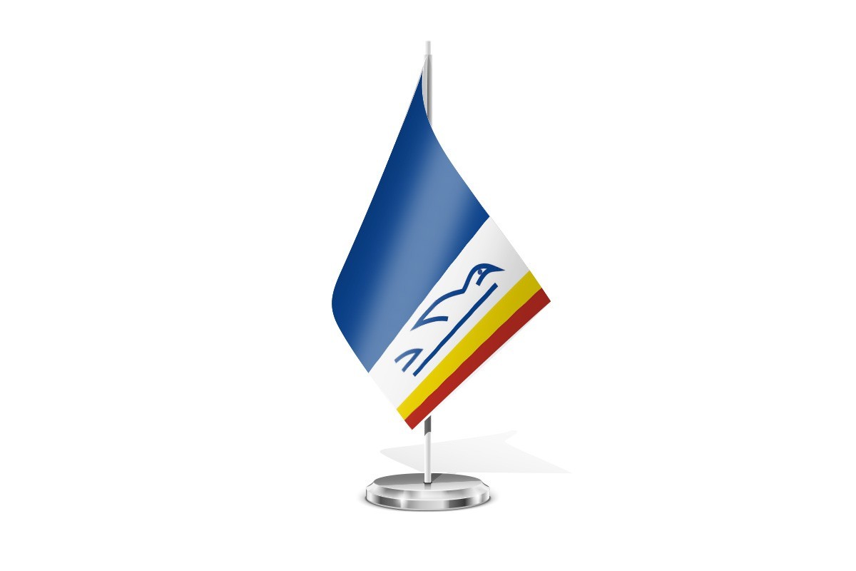 Bandera de mesa de Rozas de Madrid