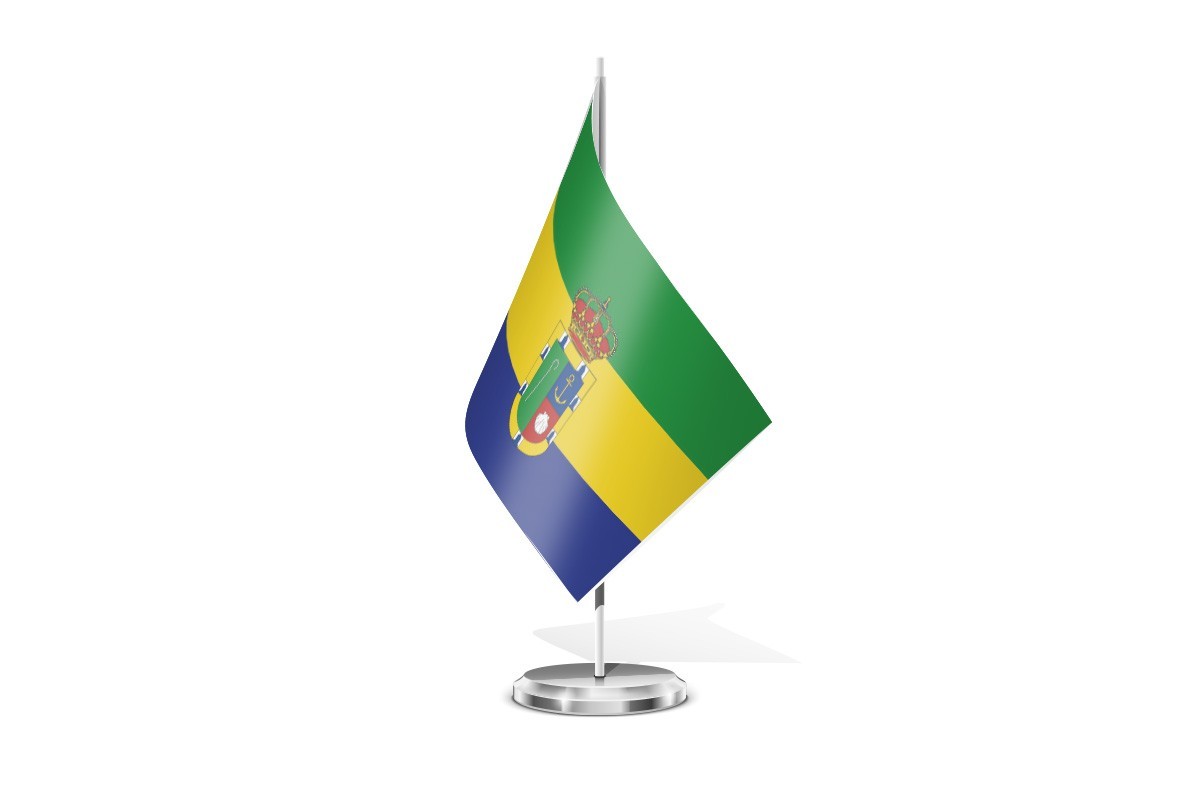 Bandera de mesa de Ruesga