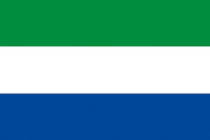 Bandera de Sierra Leóna sin escudo de alta calidad para exterior 123