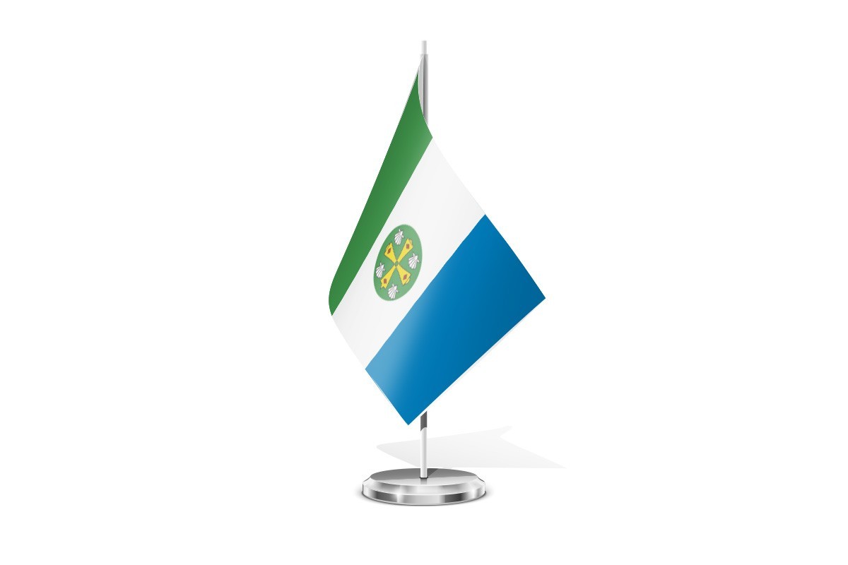 Bandera de mesa de Samos