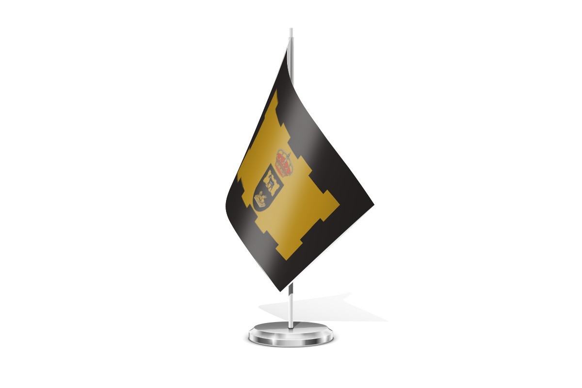 Bandera de mesa de San Martín de la Vega