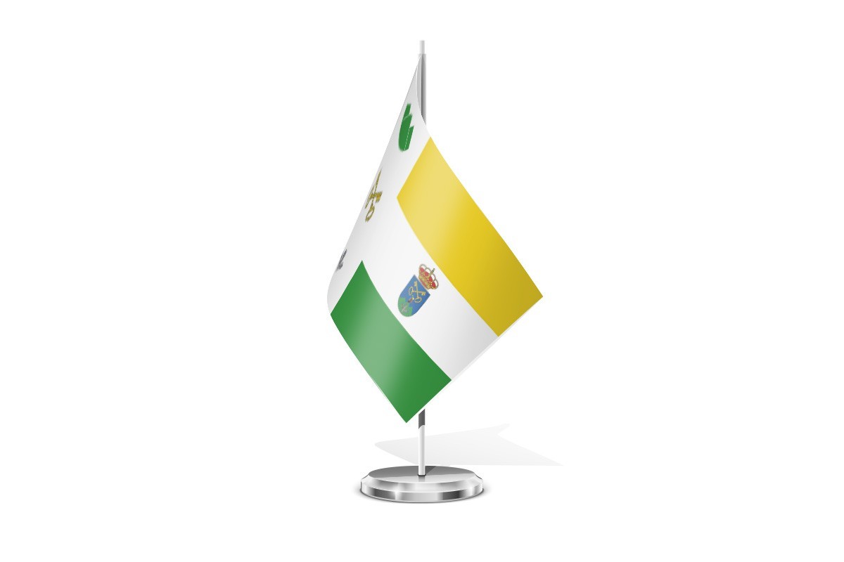 Bandera de mesa de San Pedro del Romeral