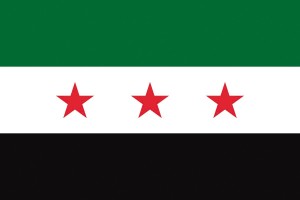 Bandera de Siria de alta calidad para exterior 123