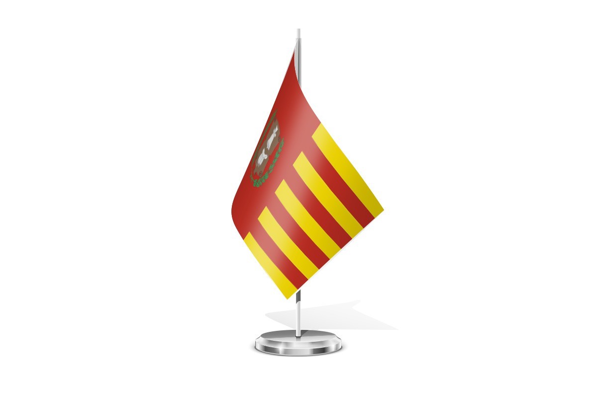Bandera de mesa de Sancellas