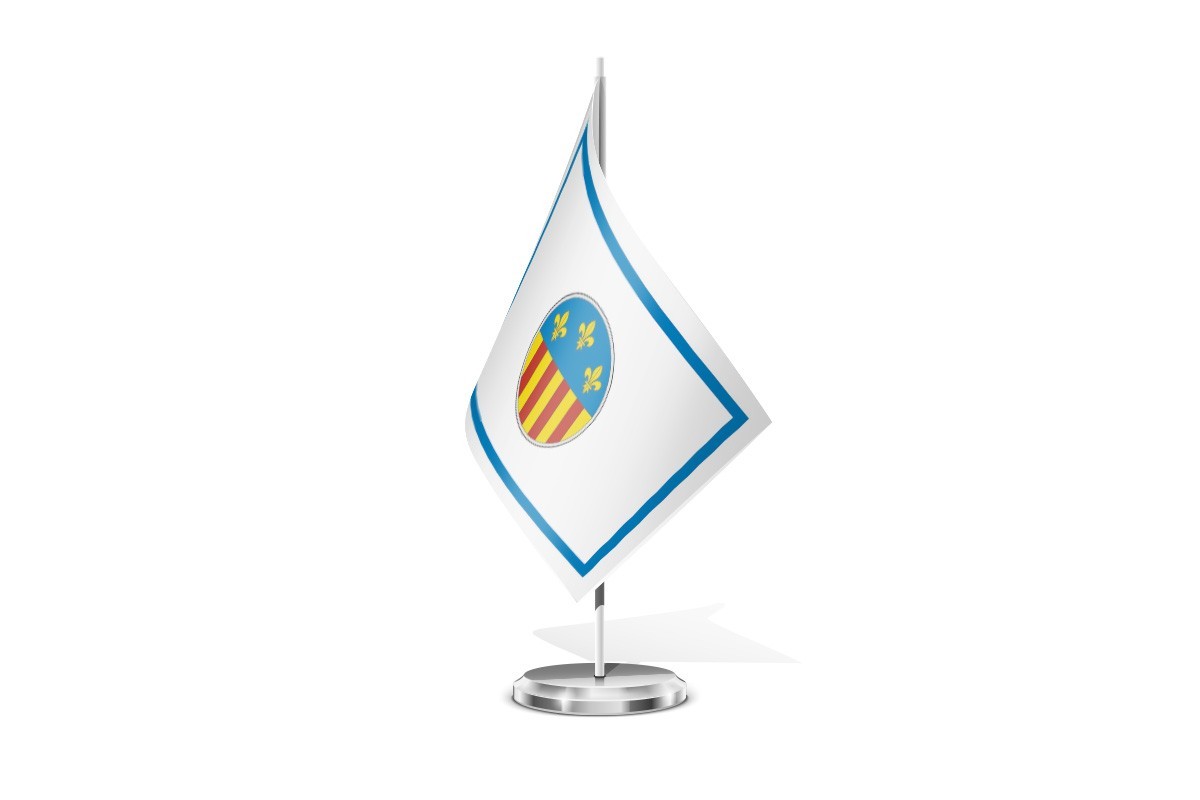 Bandera de mesa de Sant Lluís