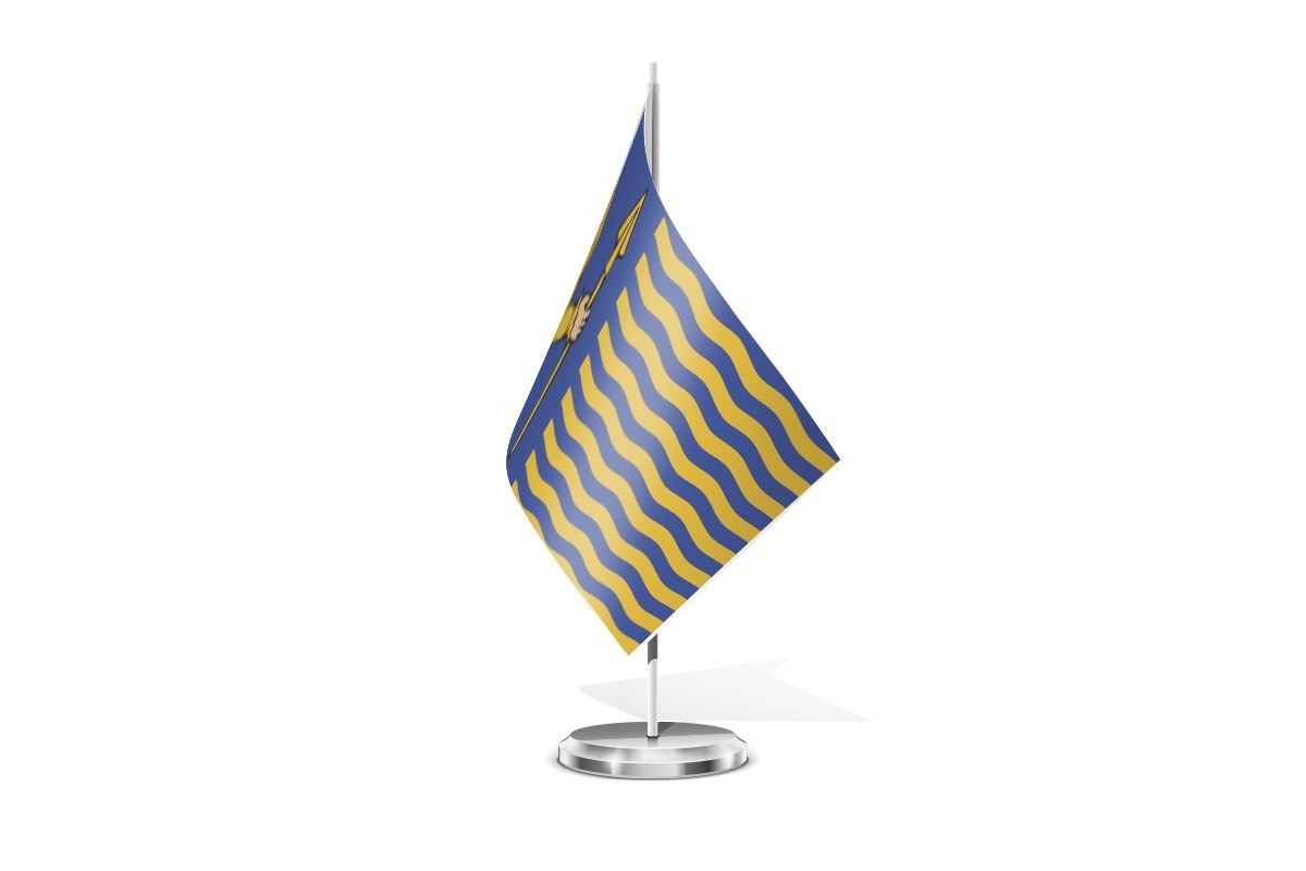 Bandera de mesa de Sanxenxo