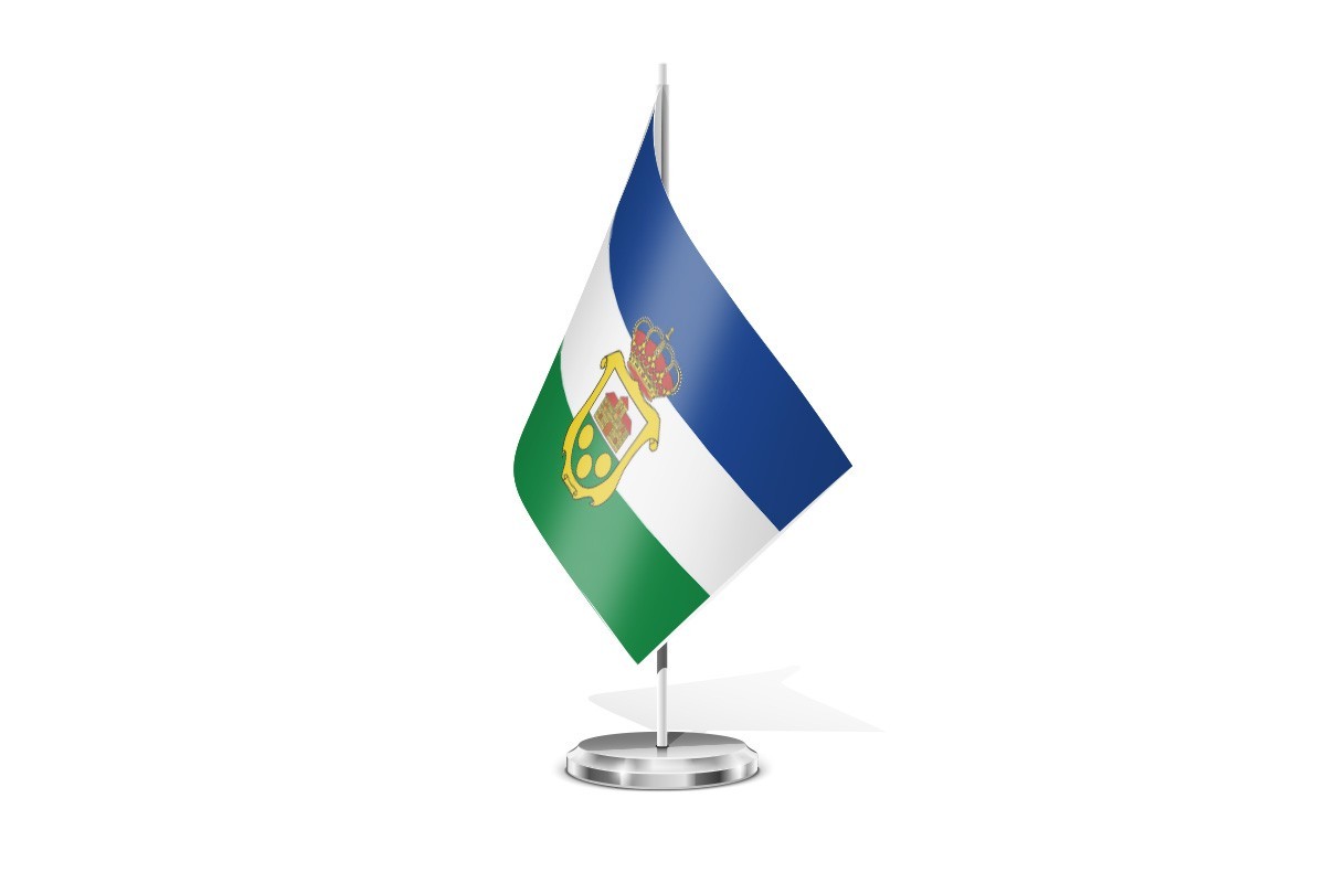 Bandera de mesa de Saro