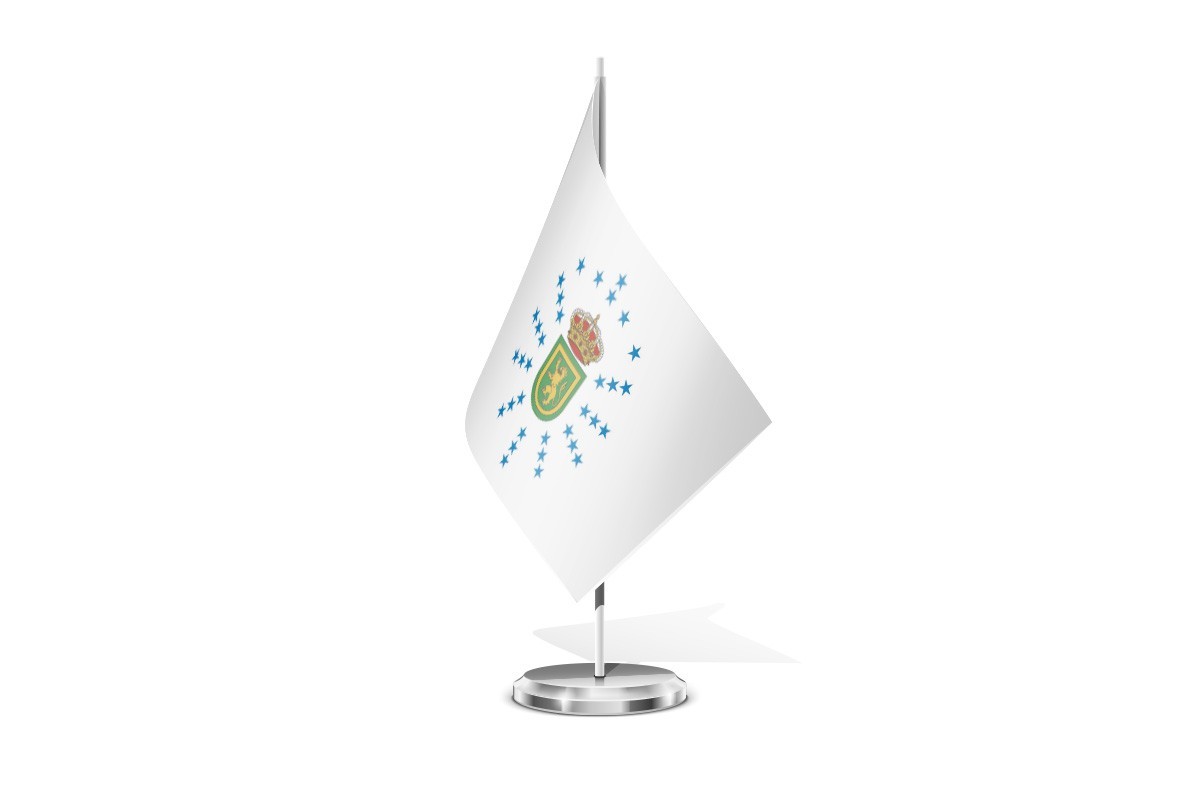 Bandera de mesa de Silleda