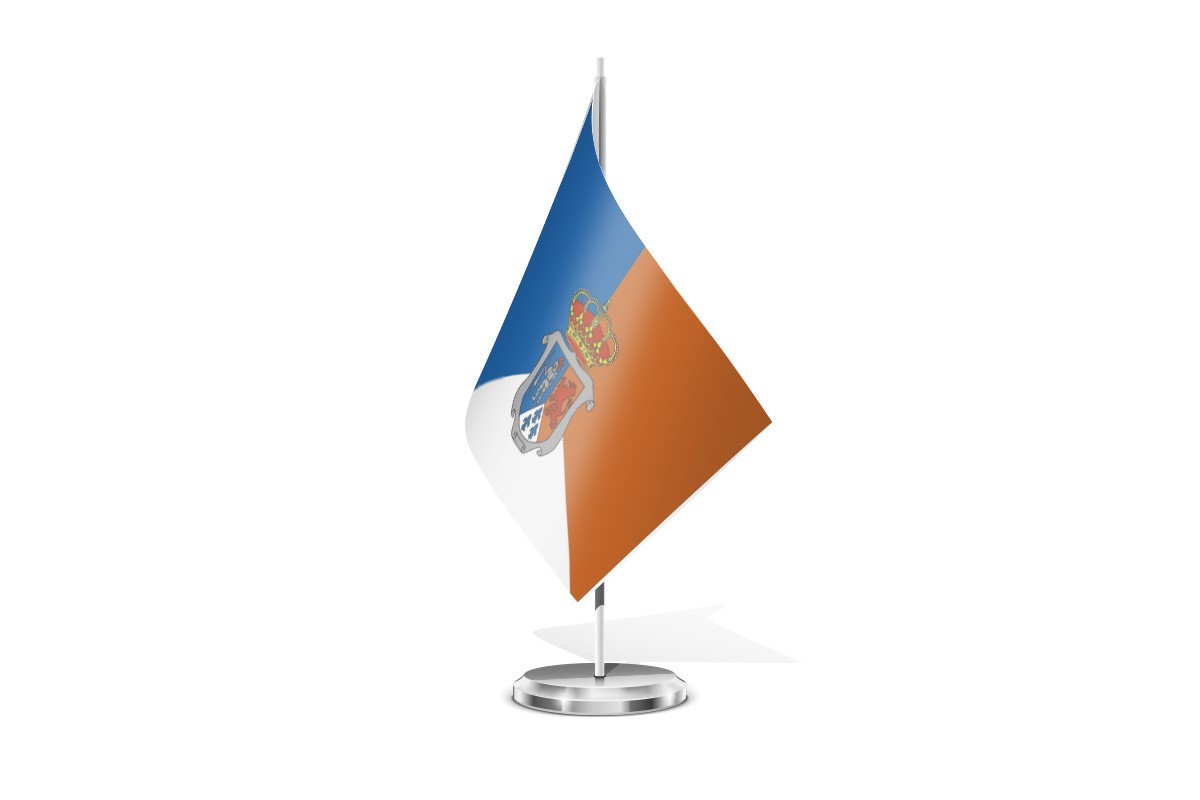 Bandera de mesa de Solórzano