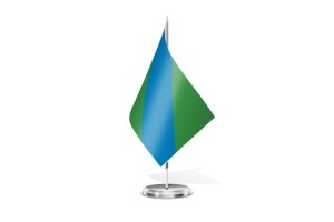 Bandera de mesa de Somiedo 123