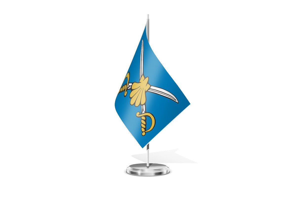 Bandera de mesa de Teo