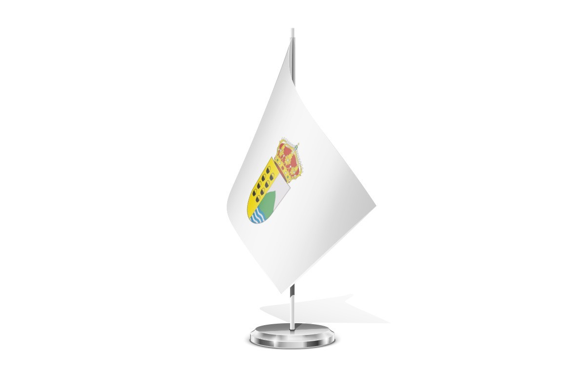 Bandera de mesa de Trasmiras