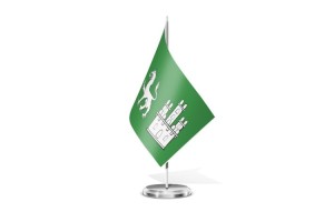 Bandera de mesa de Trazo 123