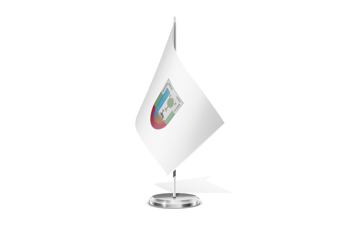 Bandera de mesa de Urkabustaiz