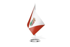 Bandera de mesa de Valdemanco 123