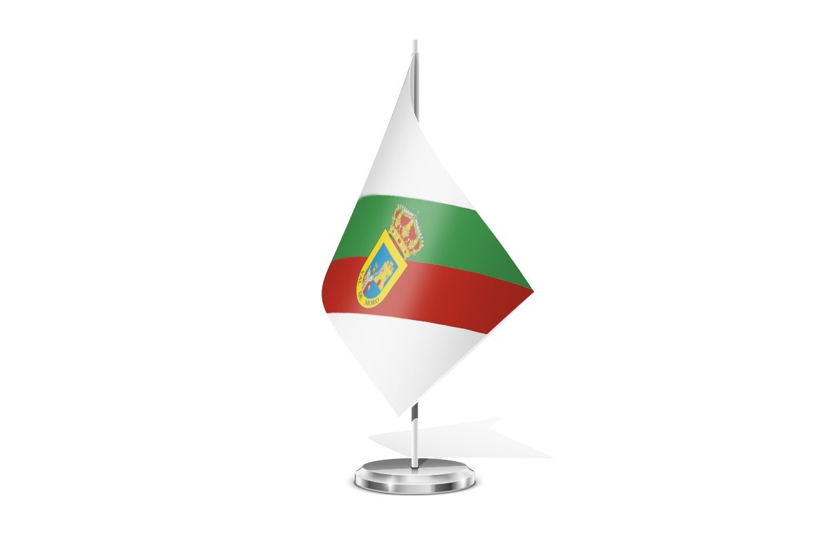 Bandera de mesa de Valdemoro