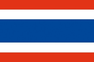 Bandera de Tailandia sin escudo de alta calidad para exterior 123
