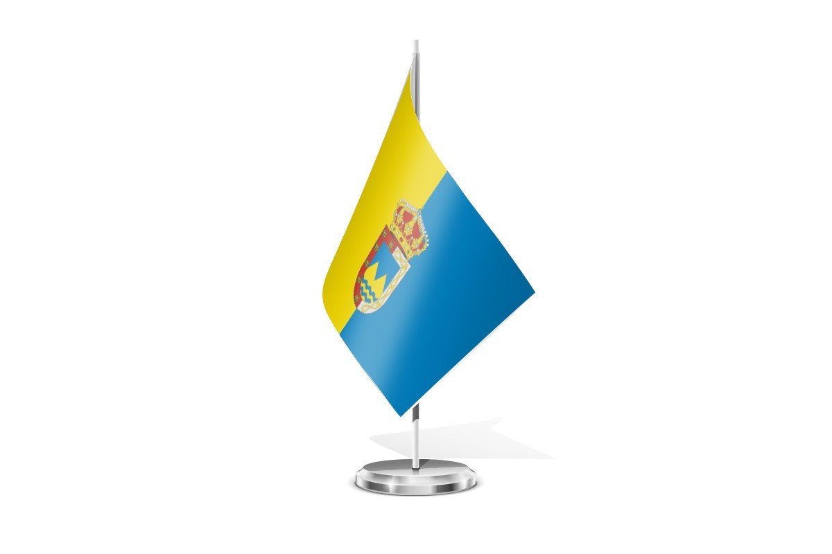 Bandera de mesa de Valdepiélagos