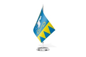 Bandera de mesa de Valga 123