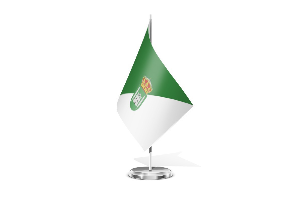 Bandera de mesa de Valverde de Alcalá