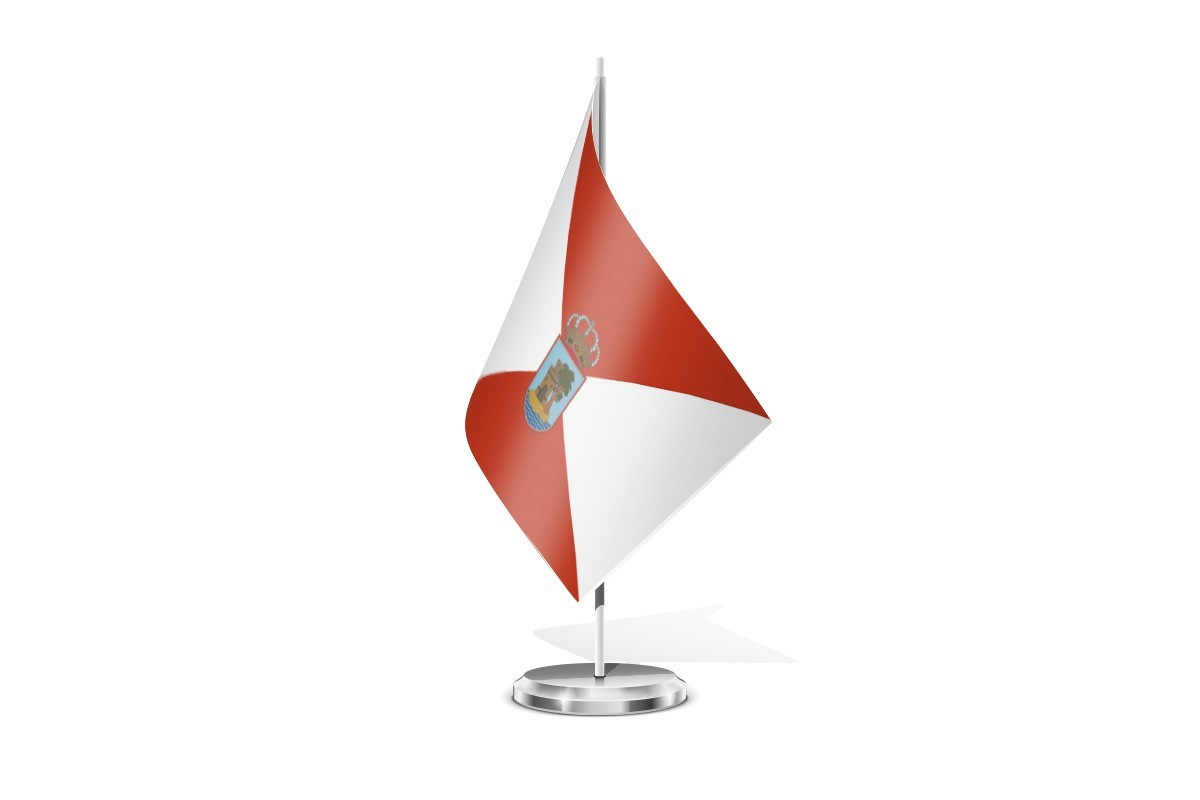 Bandera de mesa de Vigo
