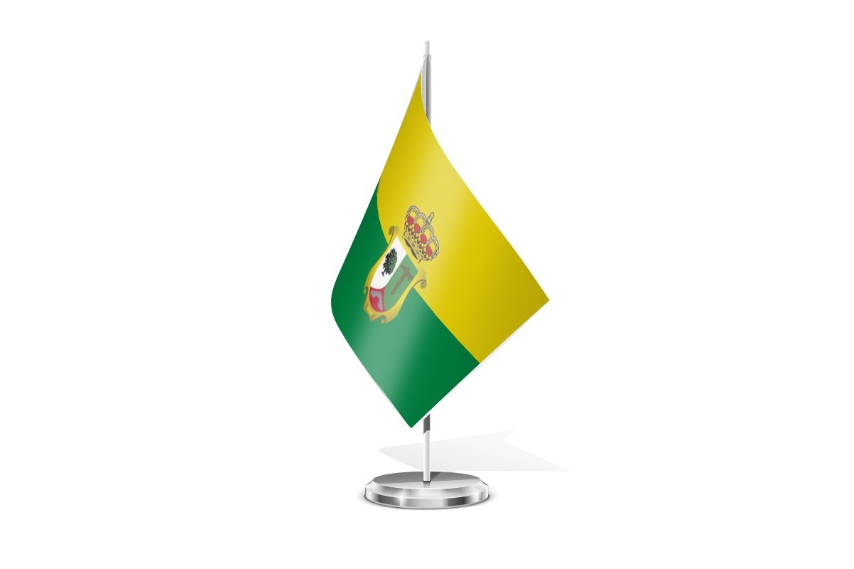 Bandera de mesa de Villaescusa