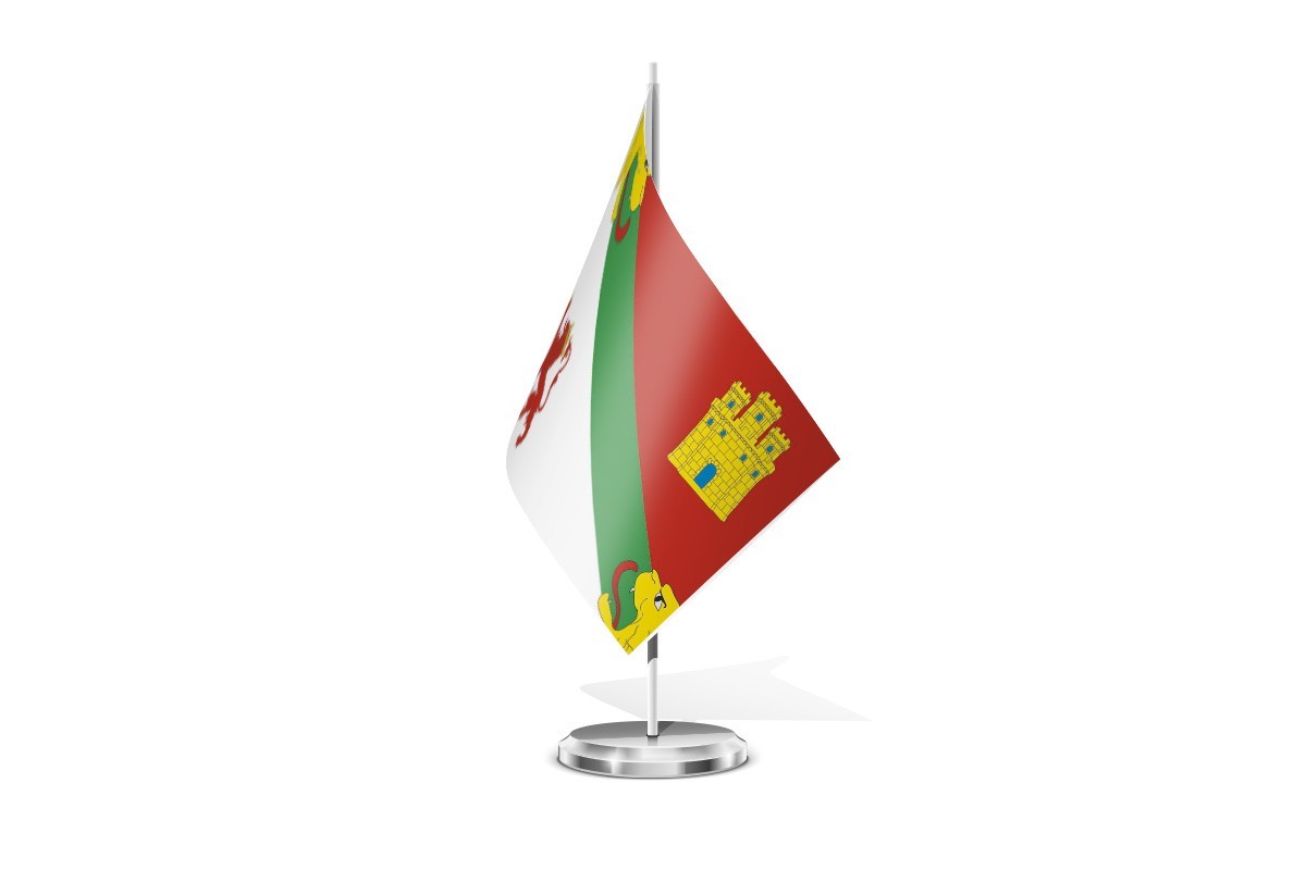 Bandera de mesa de Villamanrique de Tajo