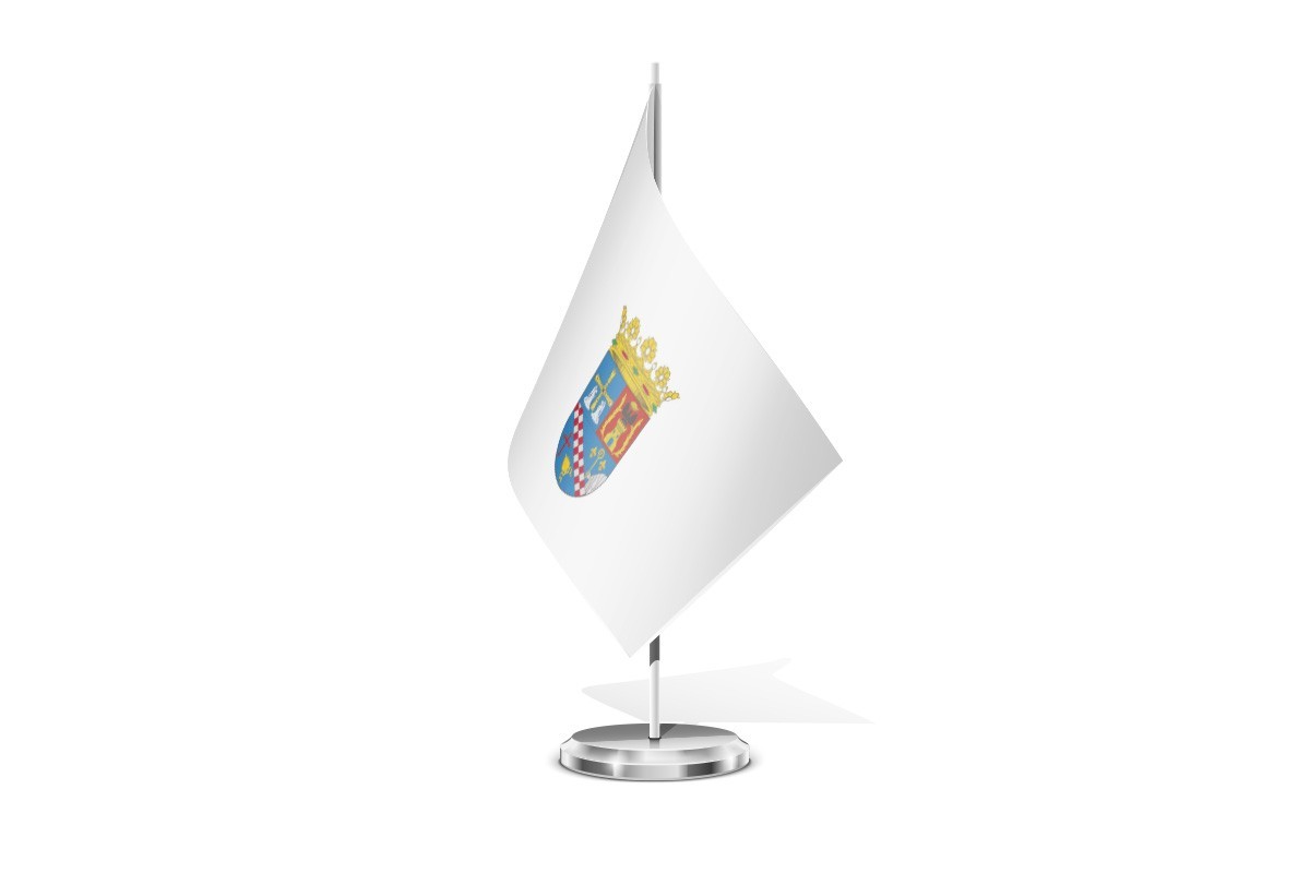 Bandera de mesa de Villanueva de Oscos