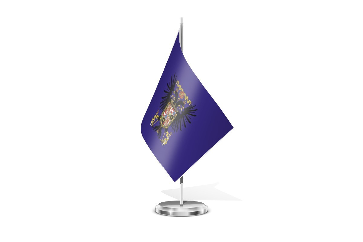 Bandera de mesa de Villaviciosa