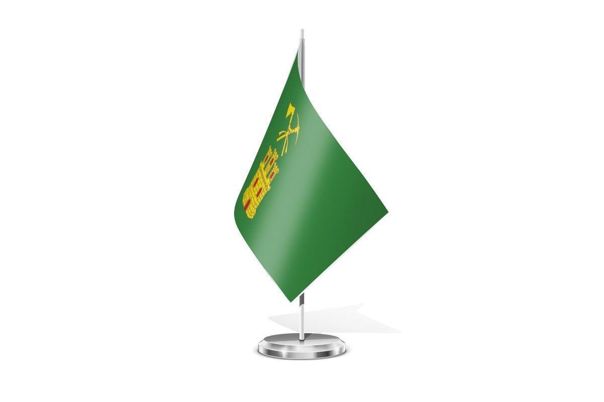 Bandera de mesa de Villaviciosa de Odón