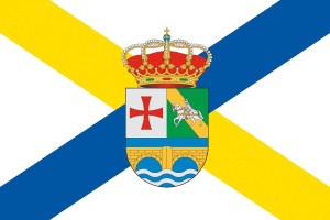 Bandera de Villamediana de Iregua de alta calidad para exterior 123