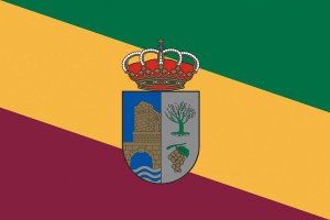 Bandera de Villar de Arnedo de alta calidad para exterior 123
